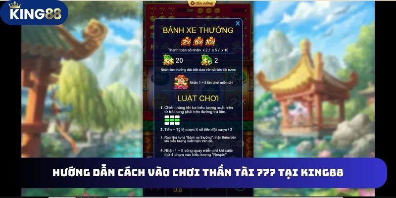 Thần Tài 777 - Nổ Hũ Đổi Thưởng Hot Tại King88 Chơi Là Ghiền 3 Tham khảo 6 bước vào chơi Thần tài 777 tại King88