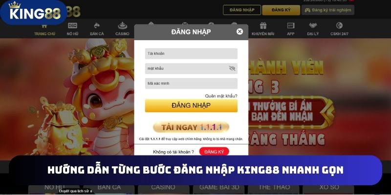 Đăng Nhập King88 - Hướng Dẫn Và Các Vấn Đề Khác Bạn Cần 2 Tham khảo 6 bước đăng nhập King88 thành công