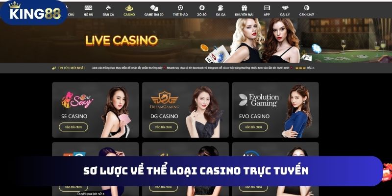 CASINO 1 Casino thể loại cá cược đổi thưởng trực tuyến thịnh hành